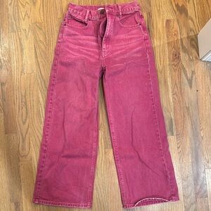 BDG HIGH & WIDE 27 WOMENS hot pink beet color